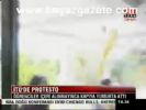 Öğrencilerden Yumurtalı Protesto