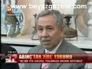 Arınç'tan Fire Yorumu