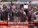 Domates Protestosu!