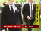 Tüzmen'i Protesto Ettiler