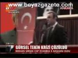 Gürsel Tekin Krizi Çözüldü