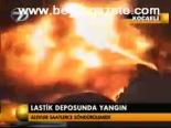 Lastik Deposunda Yangın