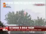 İstanbul'a Dolu Yağdı