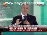 Gülen'in İhh Açıklaması