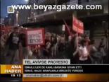 Tel Aviv'de Protesto