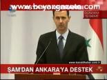 Şam'dan Ankara'ya Destek