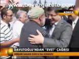 Davutoğlu'ndan Evet Çağrısı
