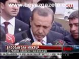 Erdoğan'dan Mektup