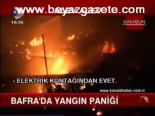 Bafra'da Yangın Paniği