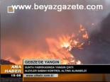 Gebze'de Yangın