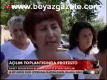 Açılım Toplantısında Protesto