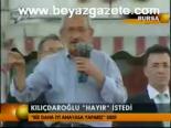 Kılıçdaroğlu Hayır İstedi