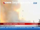 Kocaeli'deki Fabrika Yangını