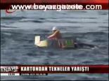 Kartondan Tekneler Yarıştı