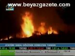 Atarütk Baraj Gölü'nde Yangın