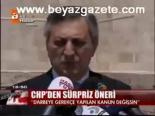 Chp'den Sürpriz Öneri