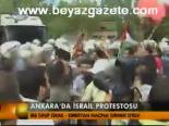 Ankara'da İsrail Protestosu