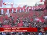 Kriterini açıkladı