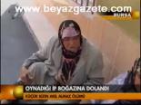 Oynadığı İp Boğazına Dolandı