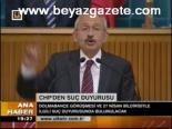 Chp'den suç duyurusu