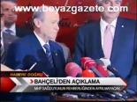 Bahçeli'den açıklama