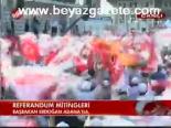 miting alani - Referandum mitingleri Videosu