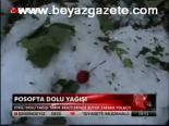 Posof'ta Dolu Yağışı