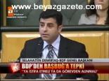 Bdp'den Başbuğ'a Tepki