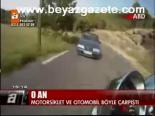 asiri hiz - Motosiklet Böyle Çarptı Videosu