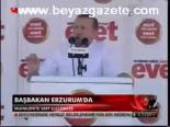 miting alani - Başbakan Erzurum'da Videosu