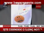 İşte Cebindeki O İlginç Not!