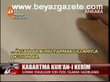 gorme engelliler - Kabartma Kur'an-ı Kerim Videosu