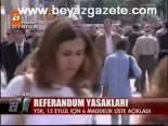 Referandum Yasakları