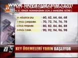 Key Ödemeleri Yarın Başlıyor