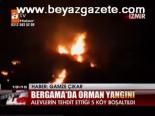 İzmir Bergama'da Orman Yangını