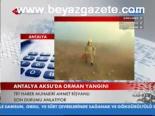 Antalya Aksu'da Orman Yangını