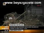 Rize'de Heyelan