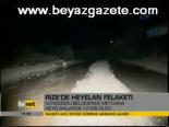 Rize'de Heyelan Felaketi