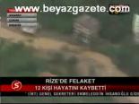 Rize'de Felaket
