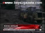 Rize'de Heyelan
