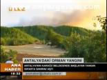 Antalya'daki Orman Yangını