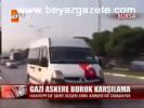 Gazi askere buruk karşılama