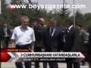Cumhurbaşkanı vatandaşlarla
