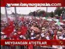 miting alani - Meydandan atıştılar Videosu