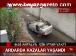 Ardarda Kazalar Yaşandı