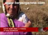Köye Kurt İndi: 3 Yaralı