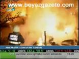 Ankara'da Korkutan Yangın