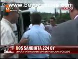 Boş Sandıkta 224 Oy