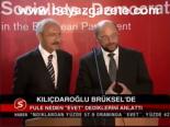 Kılıçdaroğlu Brüksel'de