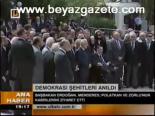 Demokrasi Şehitleri Anıldı